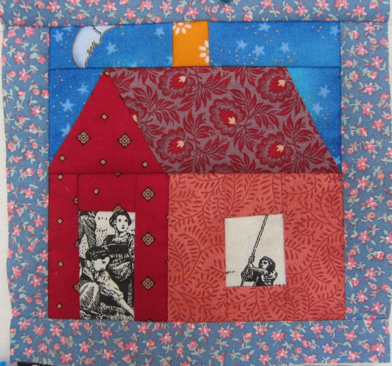 Thinking Out Loud Stitching House Blocks