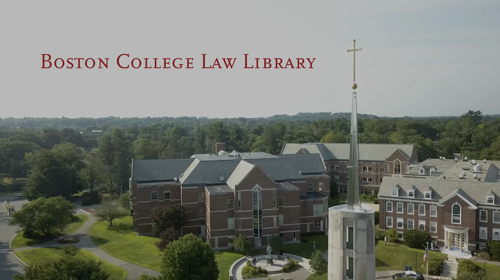 Class of 2022 Boston College Law Library News