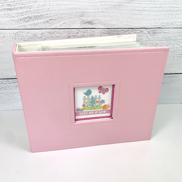Pioneer 8X8 Fabric Scrapbook Album/Photo Album/Bright Pink