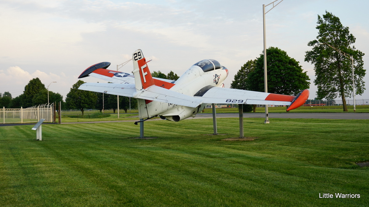Little Warriors Grissom AFB gate guards