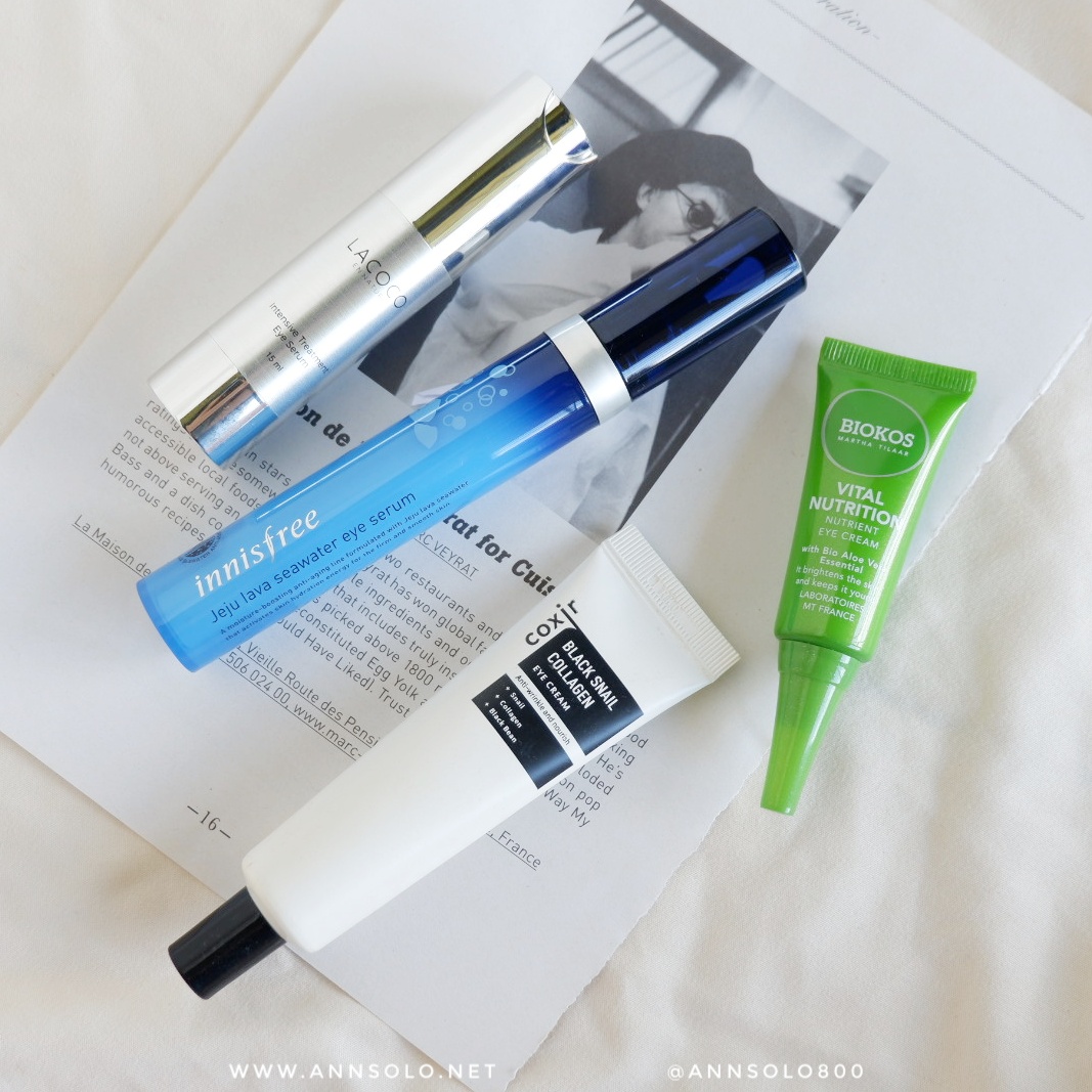 Review Eye Cream Biokos, Lacoco, Innisfree dan Coxir Ann Solo