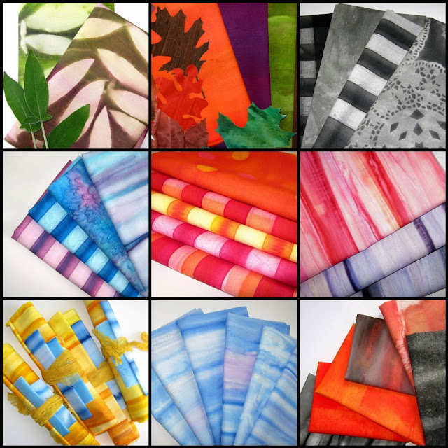 hand painted fabrics