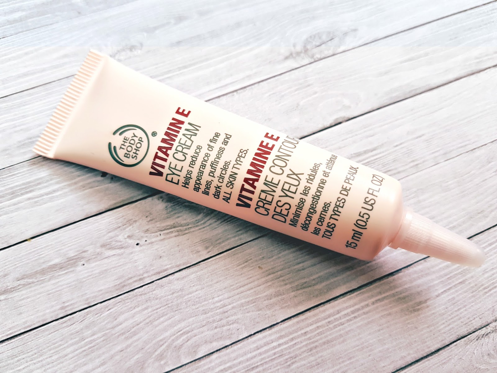 The Body Shop Vitamin E Eye Cream According to Mimi