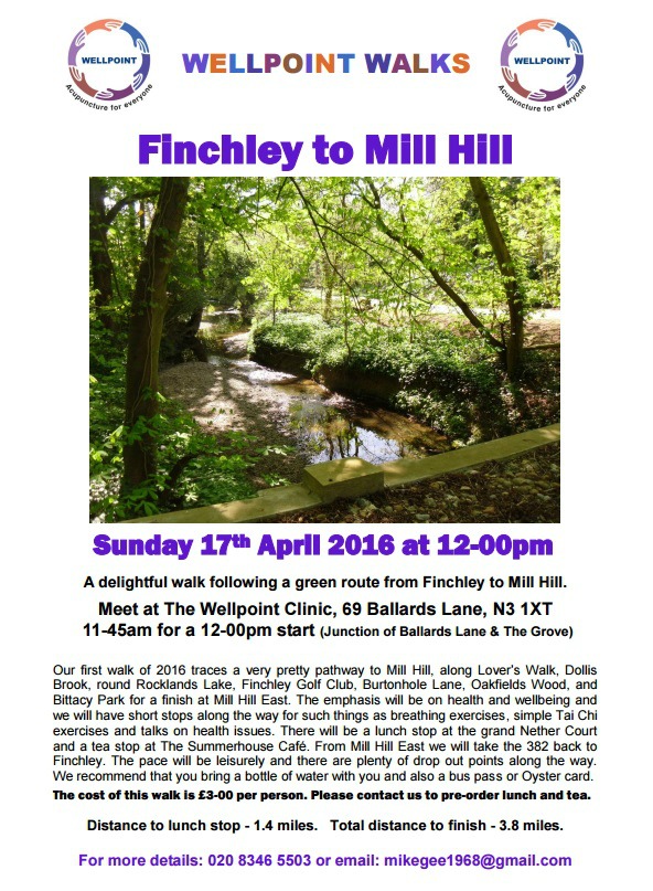 Greenacre Times Finchley to Mill Hill Walk
