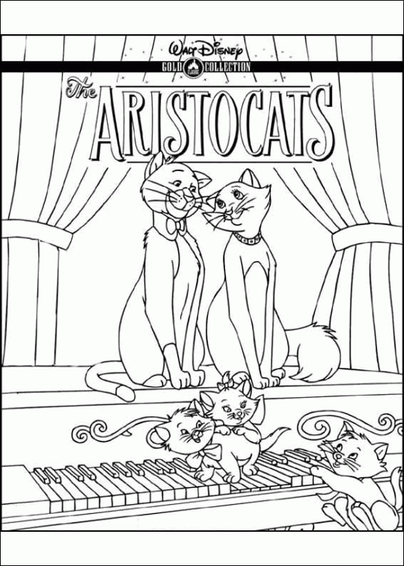 Aristocats Coloring Pages - Disney Coloring Pages