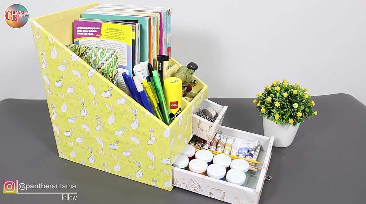 Cara Membuat Rak Buku Dari Kardus Cara Membuat Rak Buku