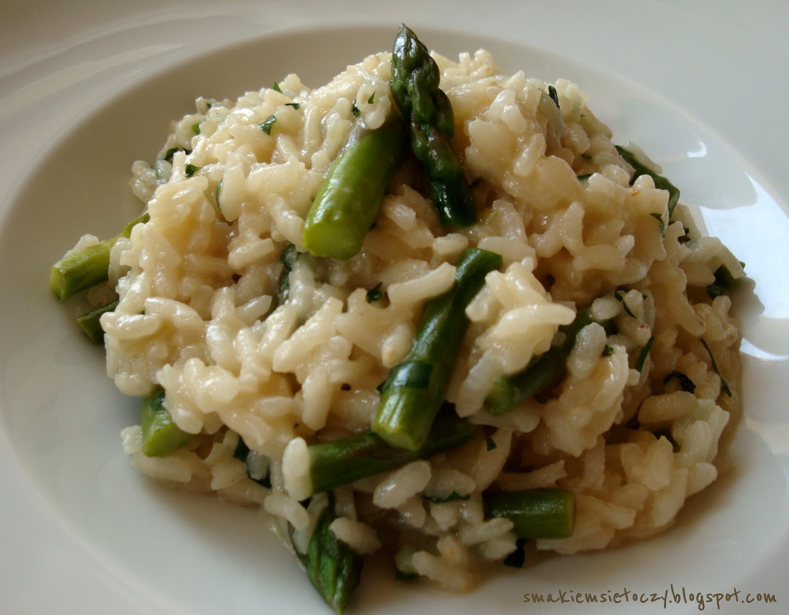 Życie smakiem się toczy... Risotto ze szparagami
