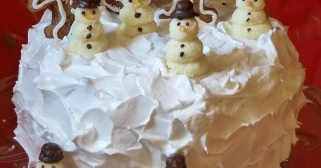 Schneekuchen mit Feigenfüllung | In der Weihnachtsbäckerei