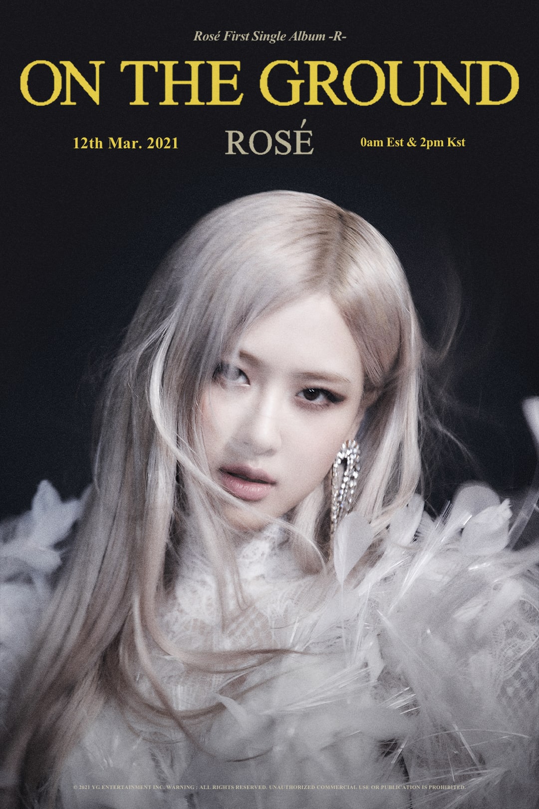 On The Ground - ROSE BLACKPINK Lirik Lagu Debut Solo dan Terjemahannya