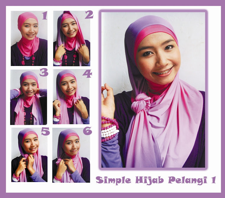 Simple Hijab Pelangi 1
