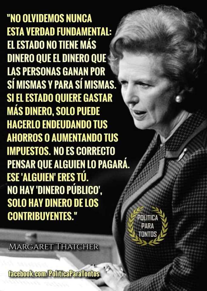 Margaret Thatcher - Charkleons.com #NoMásIzquierda