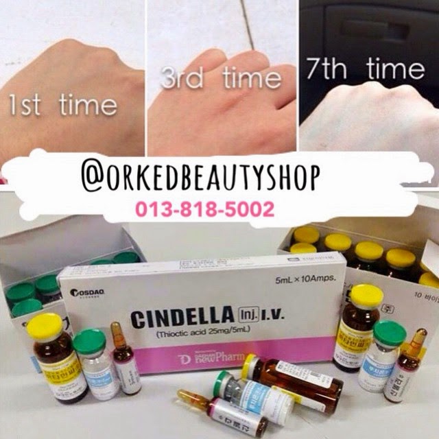 Orked Beauty Shop Cindella Whitening Injection. (from korea)