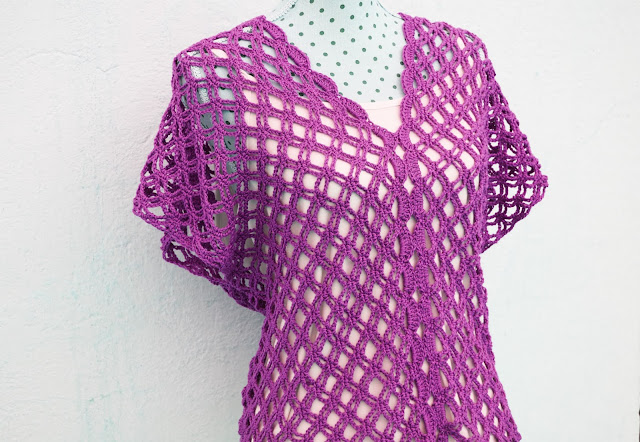 4 - Crochet Imagen Blusa verde de verano a crochet y ganchillo por Majovel Crochet