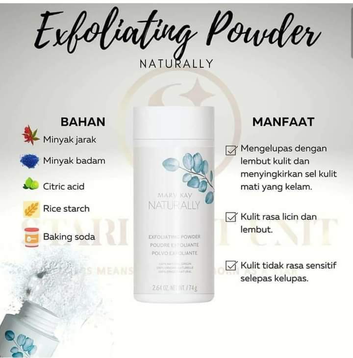 Mary Kay Naturally® Exfoliating Powder Mary Kay ubicaciondepersonas