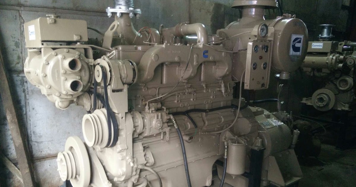 Cummins NTA855 BC Propulsion Engines with Gearbox Ship Machinery