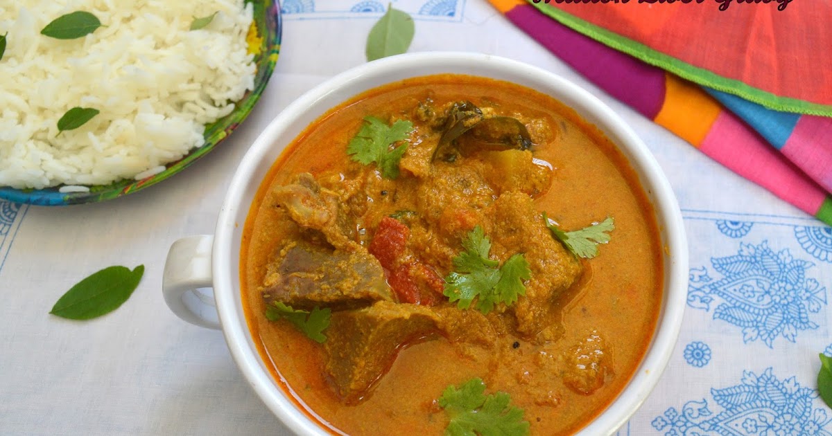 Lamb Liver Curry Mutton Liver Curry Eeral Kulambu Cook with Sharmila