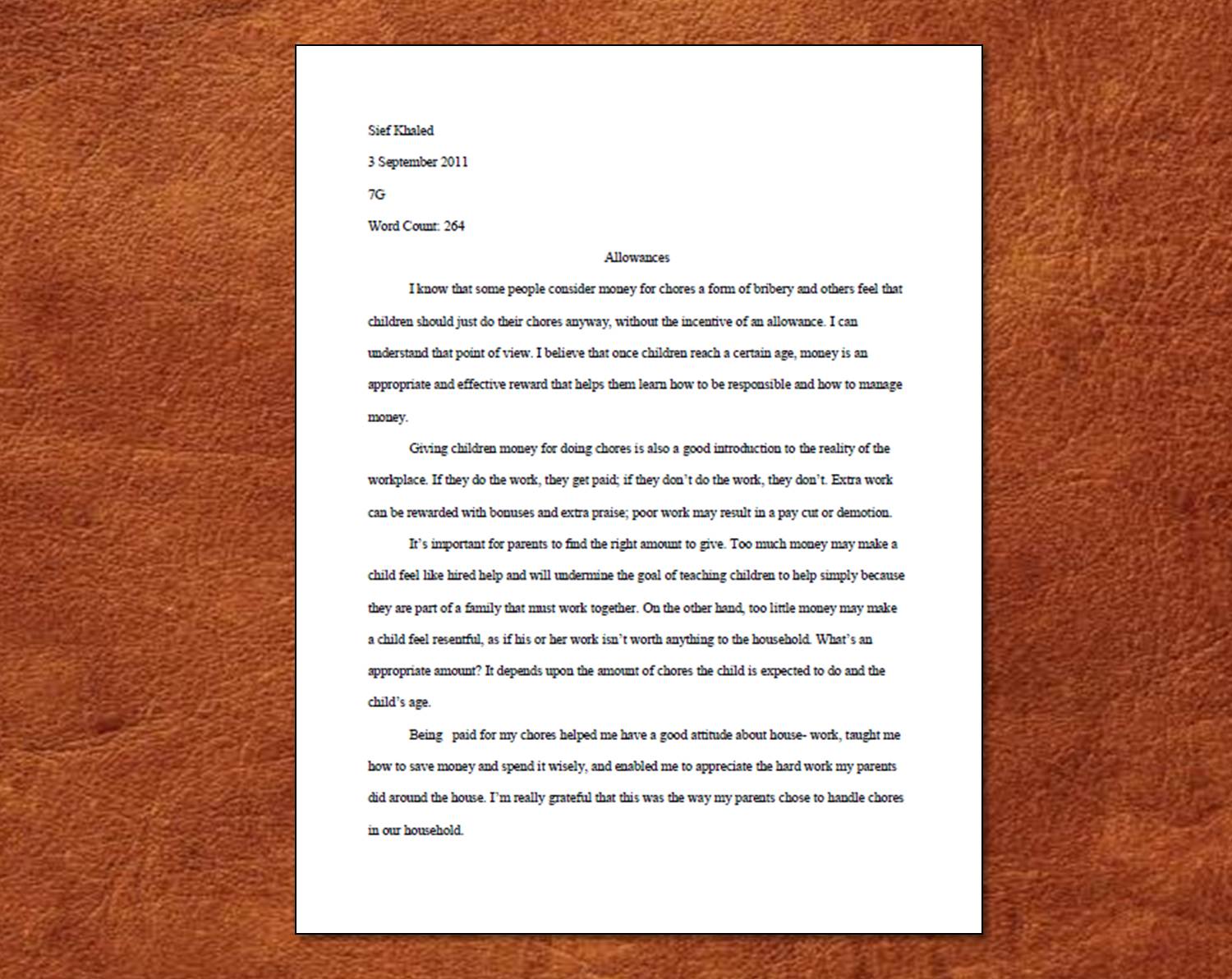 Mr JB s Literature Class Proper Journal And Essay Format