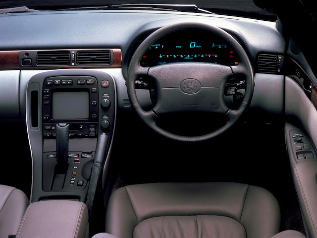 Toyota Soarer UZZ32, JDM, wnętrza japońskich samochodów, luksusowe auta, grand tourer, interior, w środku