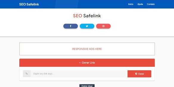 SEO Safelink - Blogger Template Free Download for Blogspot Website