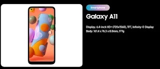 spesifikasi samsung galaxy A11 yang menjadi favorit banyak orang spesifikasi samsung galaxy A11
