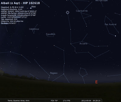 lluvia de estrellas eta acuarida 2012 constelacion acuario