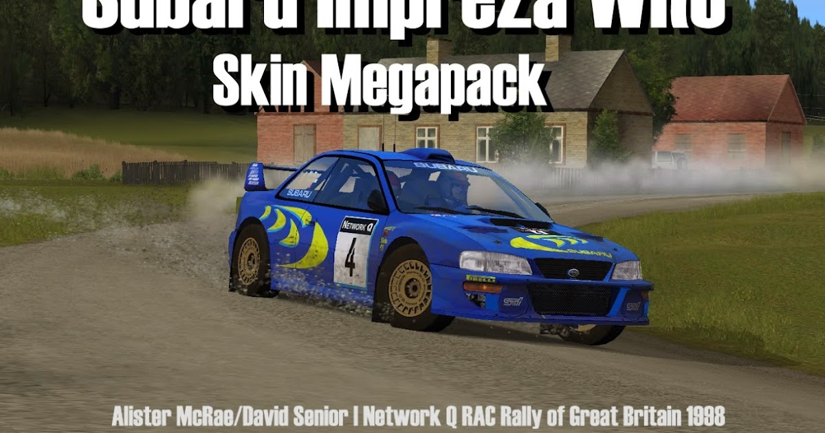 RBR Classic Cars Subaru Impreza WRC Skin Megapack