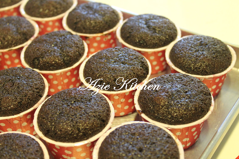 Muffin Coklat Sedap Azie Kitchen