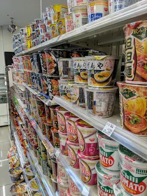 What to eat in Japan: cup of noodles