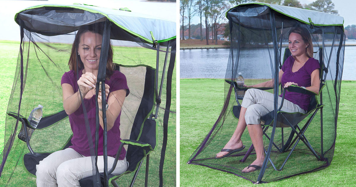 Amazon Is Selling A Canopy Chair Designed To Protect From Bugs