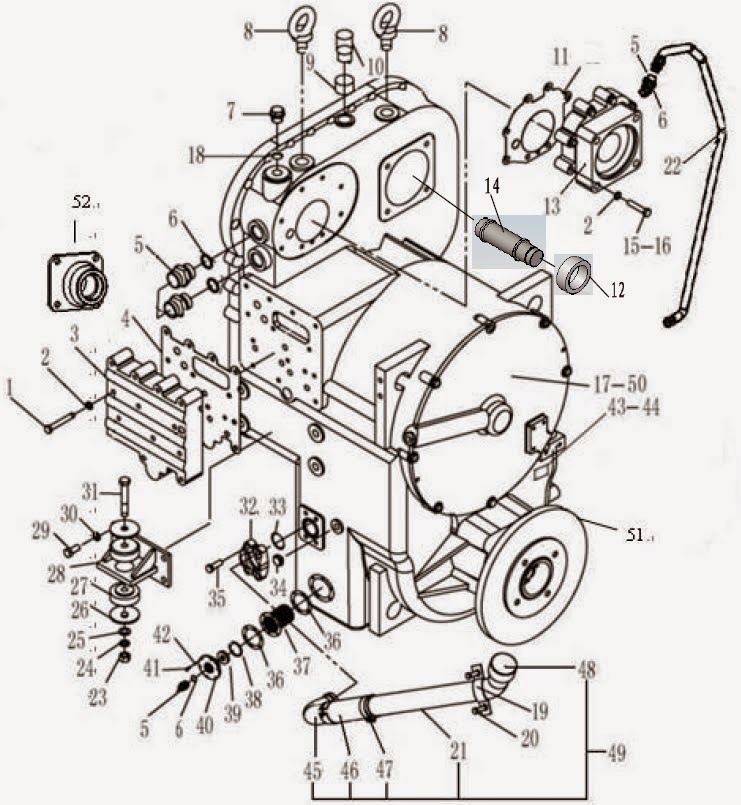GLOBAL MACHINERY LIMITED SDLG LG936L TRANSMISSION SYSTEM（Ⅰ）