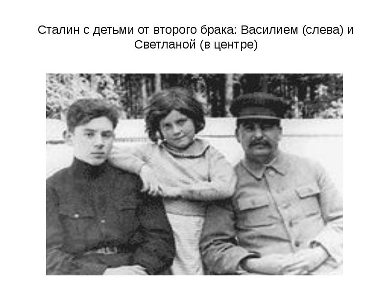 Дети василия сталина их судьба. Потомки Василия Сталина.