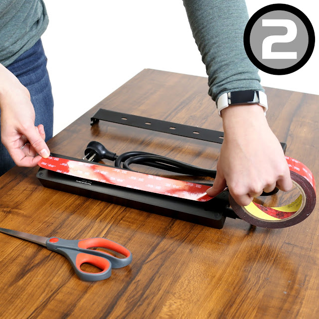 The 5 Fix! How to mount a power strip for under 10