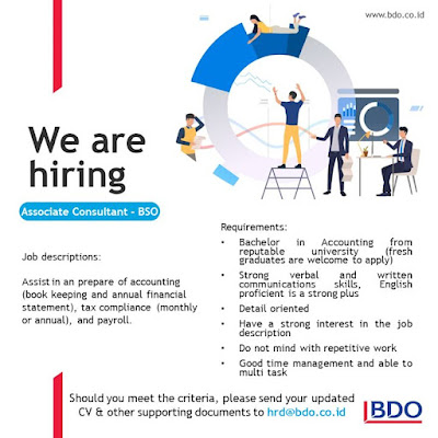 Lowongan Kerja - Job Vacancy : BDO Indonesia Lowongan Kerja - Job Vacancy : BDO Indonesia