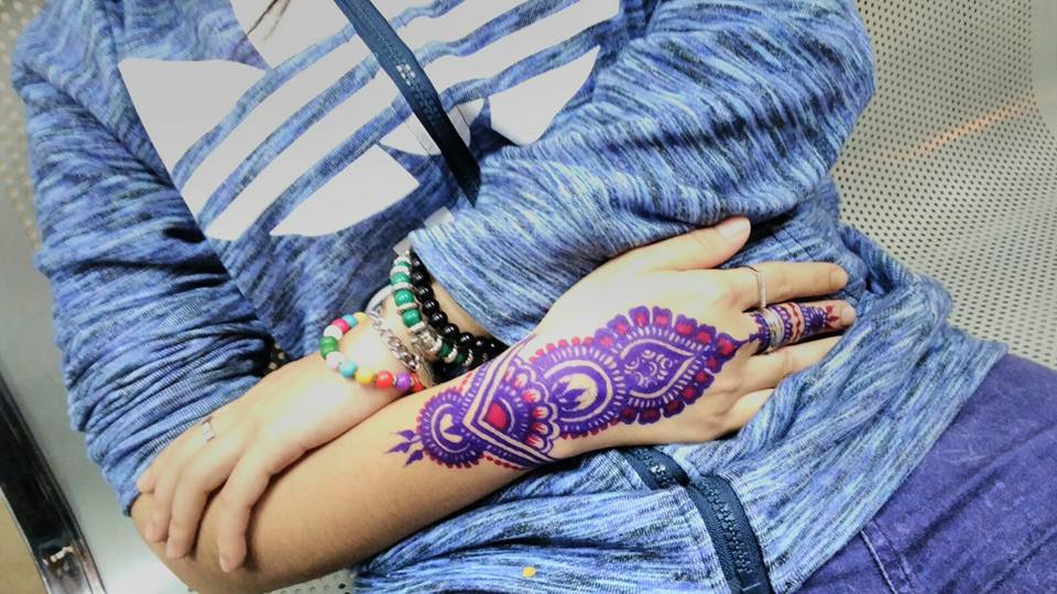 Colored Henna Tattoo Designs | Latest Mehandi Design Pictures | Indian