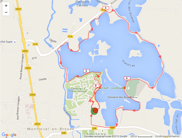 Courir Nature Saint Jean de Niost 10 ème Tour des Lacs de MONTREVELEN