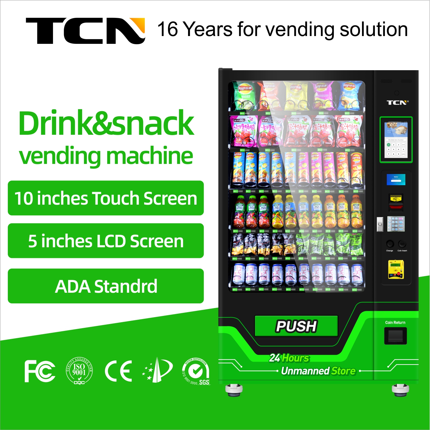 How to maintain the vending machine? TCN