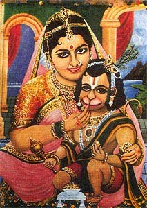 childhood of  Lord Hanuman