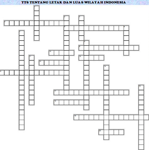Teka teki silang ips kelas 8 dan jawabannya