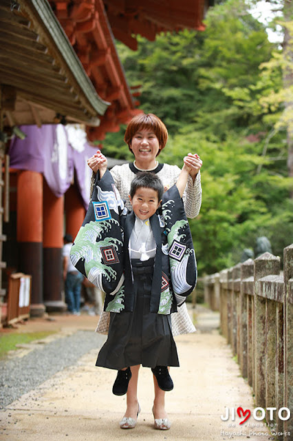 丹生都比売神社への七五三出張撮影