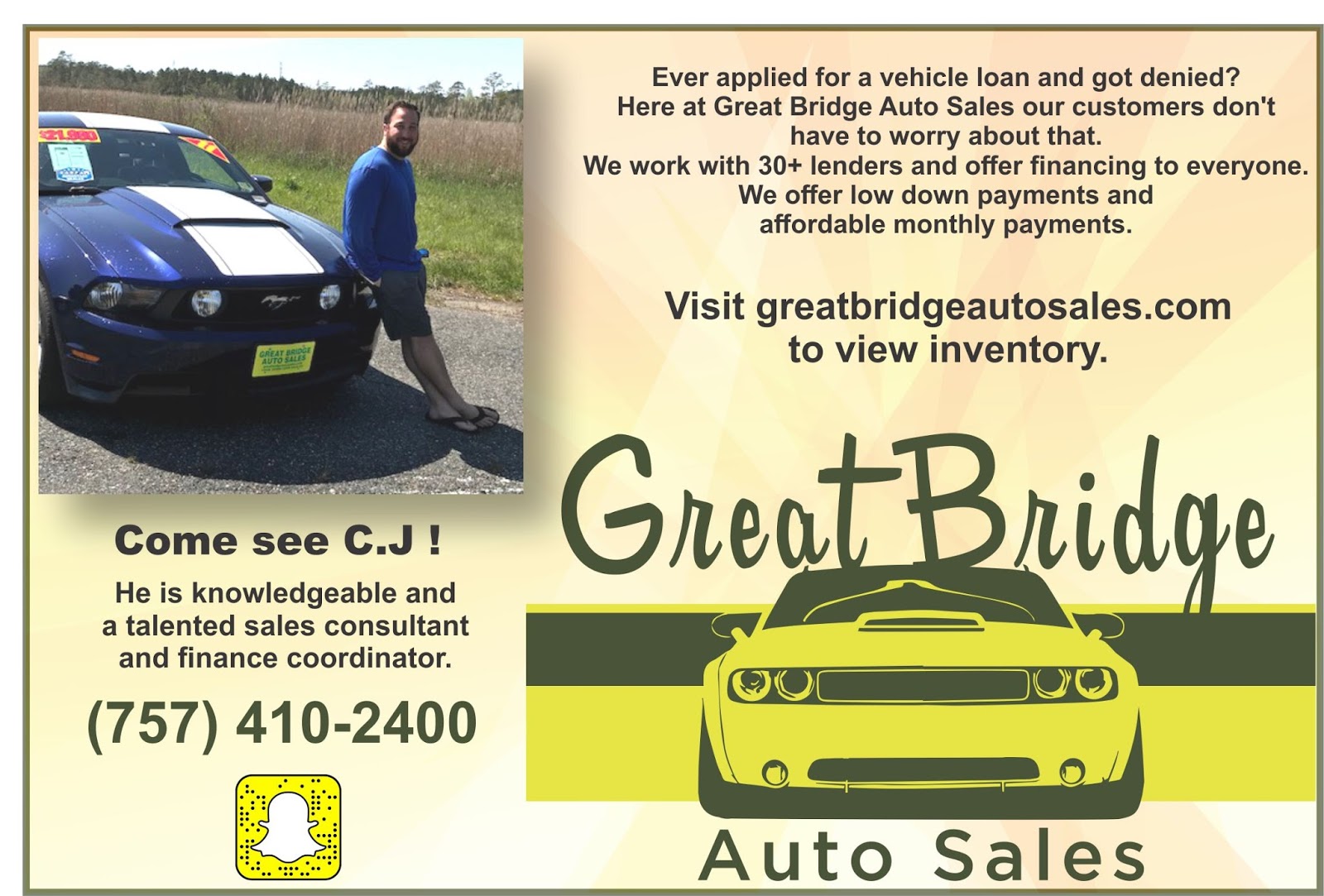 Great Bridge Auto Sales Albemarle Tradewinds