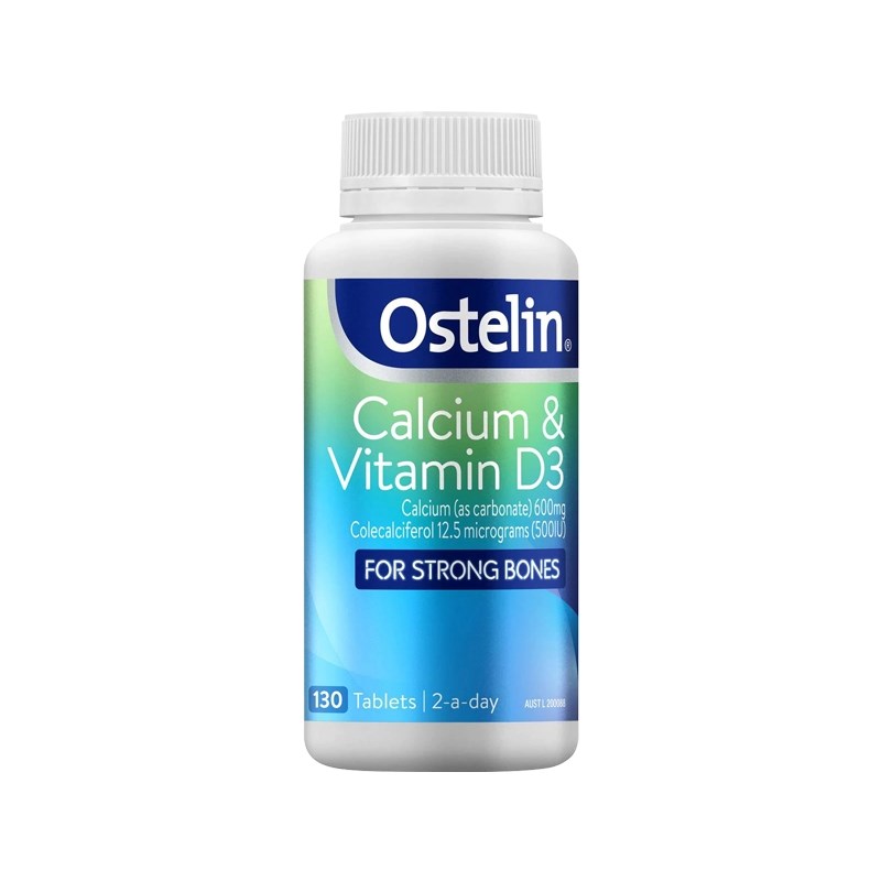 Ostelin Bổ sung Canxi và Vitamin D cho bà bầu Calcium & Vitamin D3 130 viên