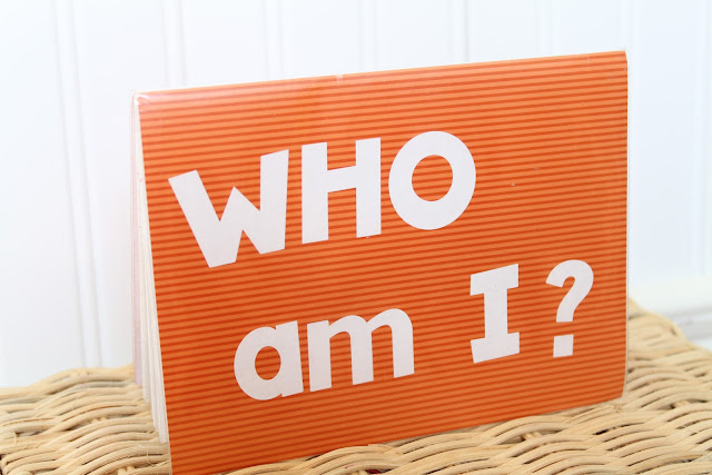 Who Am I? Family Names and School Names book for kids. DIY