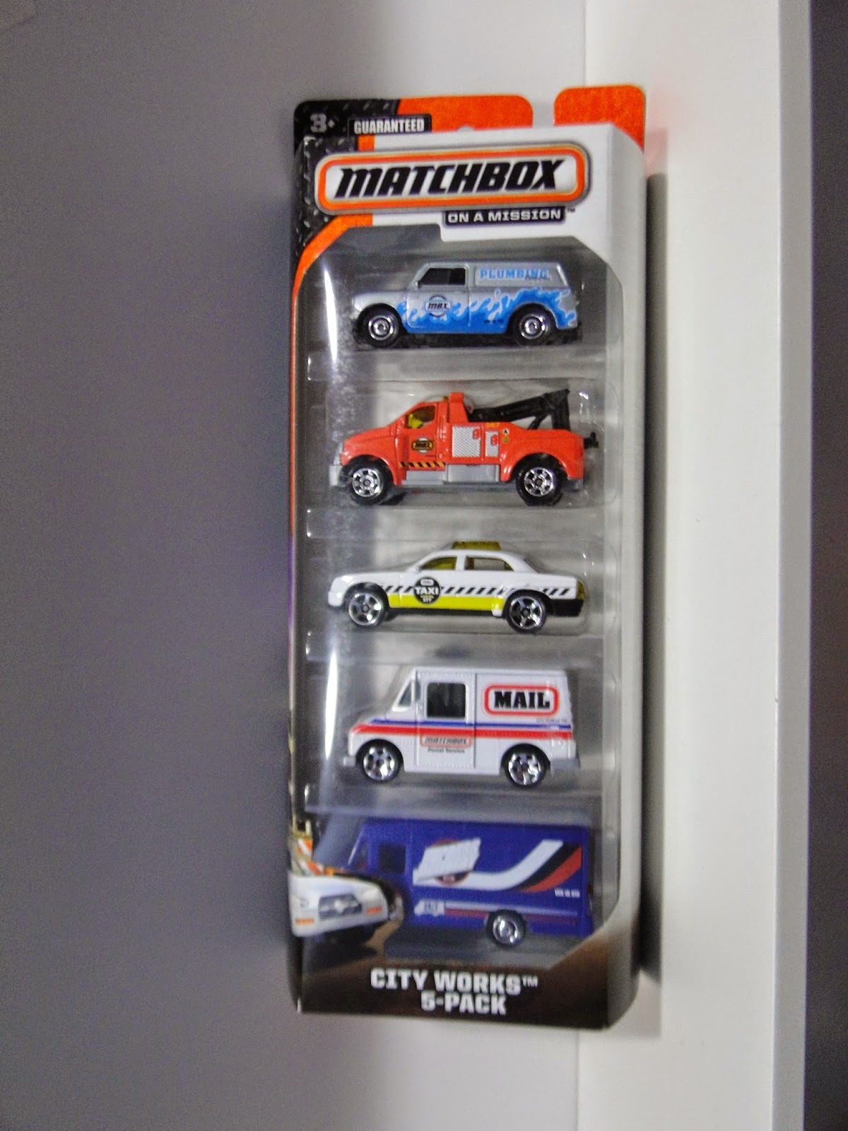 3inchDiecastBliss New Matchbox 5pack CITY WORKS