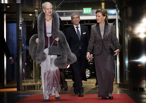 Queen Sonja and Queen Margrethe attend the Opera Gala of The Queen Sonja International Music Competition