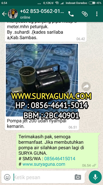 Jual Pompa Air Balikpapan