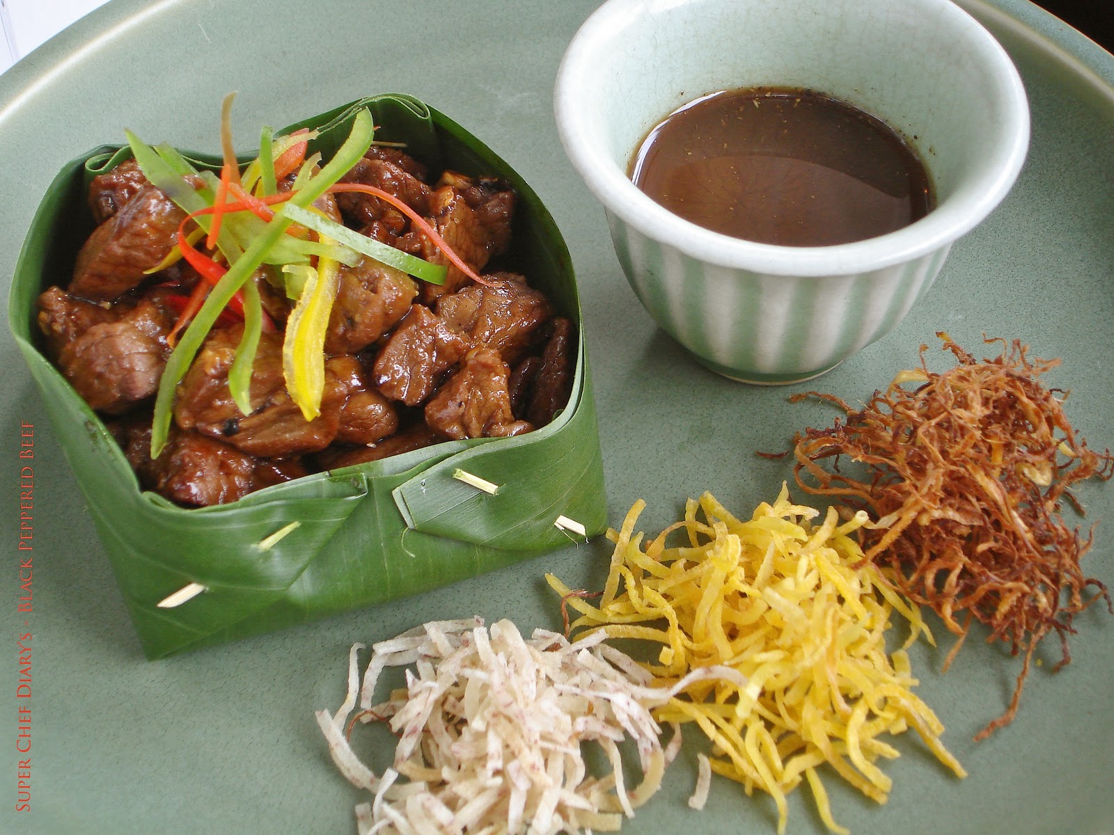 Super Chef Diary Wokfried Black Peppered Beef