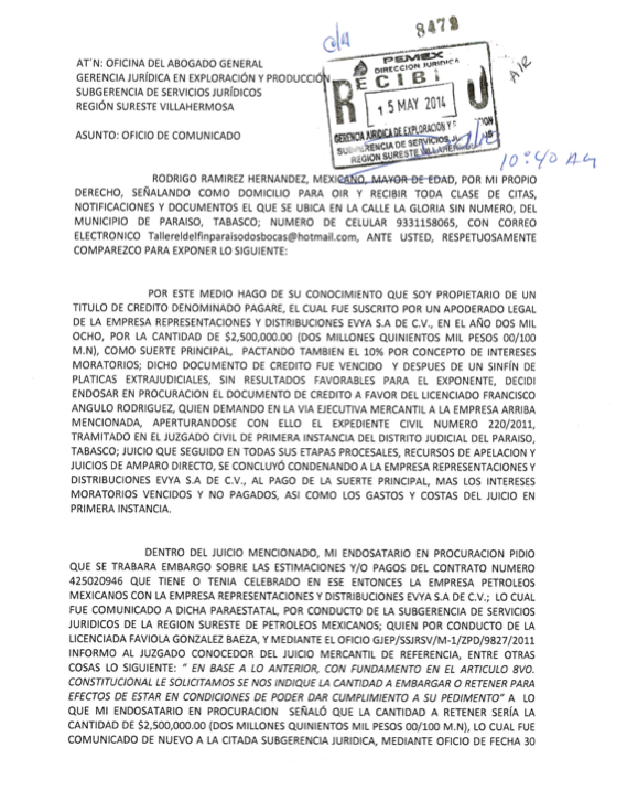 Columna Perforando Obliga Juez A Evya A Pagar 15 9 Mdp A Proveedor