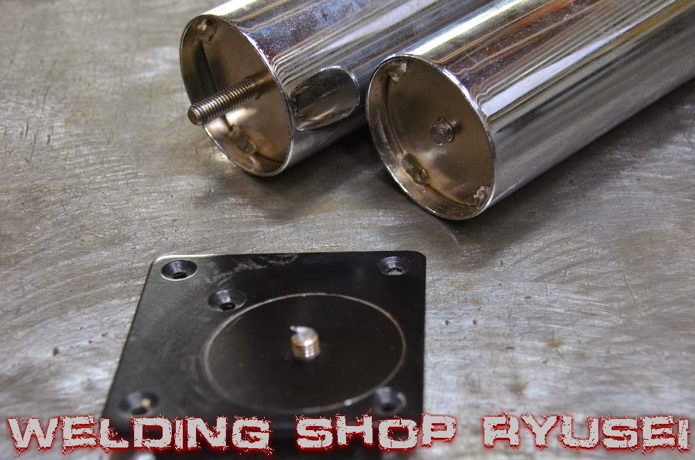 WELDING SHOP RYUSEI †溶接：修理†～ﾃｰﾌﾞﾙ脚：ﾈｼﾞ部：溶接修理依頼～