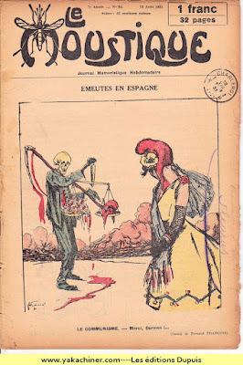 Le Moustique, Journal Humoristique Hebdomadaire, numéro 34, année 1931 >