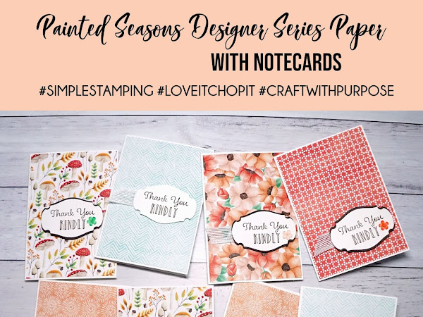 #simplestamping with #loveitchopit and Notecards SO EASY.